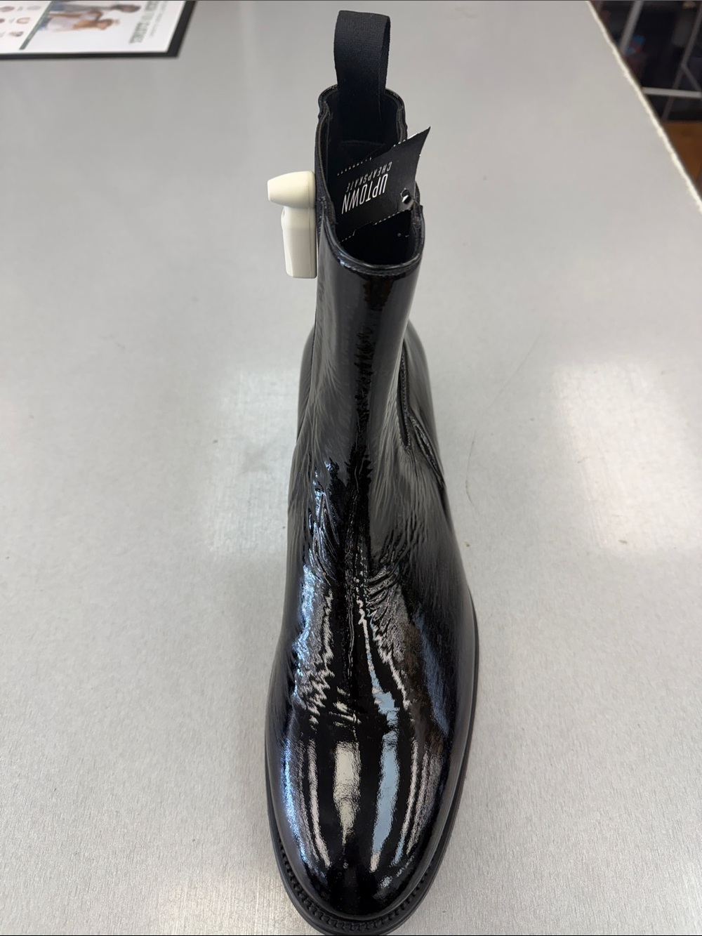 Tom Ford Black Patent Chelsea Boot
